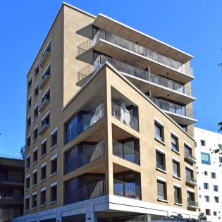 Immeuble CosYle. Architectes   DLW. Maîtrise douvrage  ADI Harmonie Habitat. Nantes Loire Atlantique 12 2019 © Vincent Jacques Samoa 2 scaled 315x315 - Cos'yle