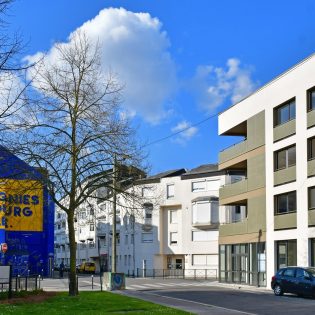 Immeuble Il'come. Architectes : Bodreau architectes Maitrise d'ouvrage: Boreale developpement. Nantes (Loire-Atlantique) 03/2019 © Vincent Jacques/Samoa