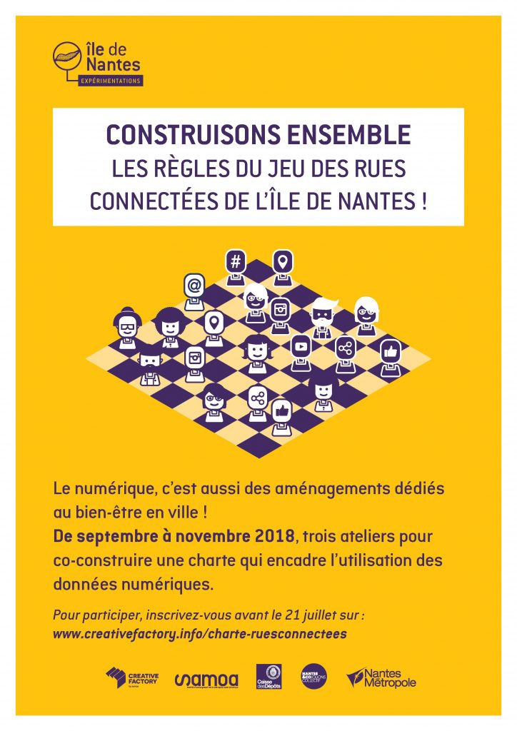 Affiche rues connectees Creative Factory Samoa 724x1024 - Plus que quelques jours pour s’inscrire à l’atelier consacré aux données numériques sur l’espace public !