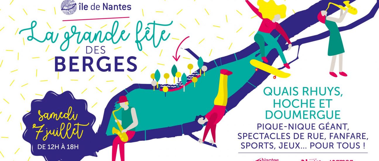 Grande fete des berges 2018 ile de nantes 1295x550 - La Grande fête des berges : pique-nique géant et nombreuses animations samedi 7 juillet