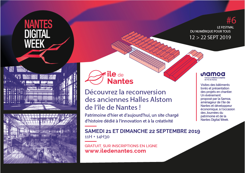 Visuel visite des halles - Nantes Digitale Week