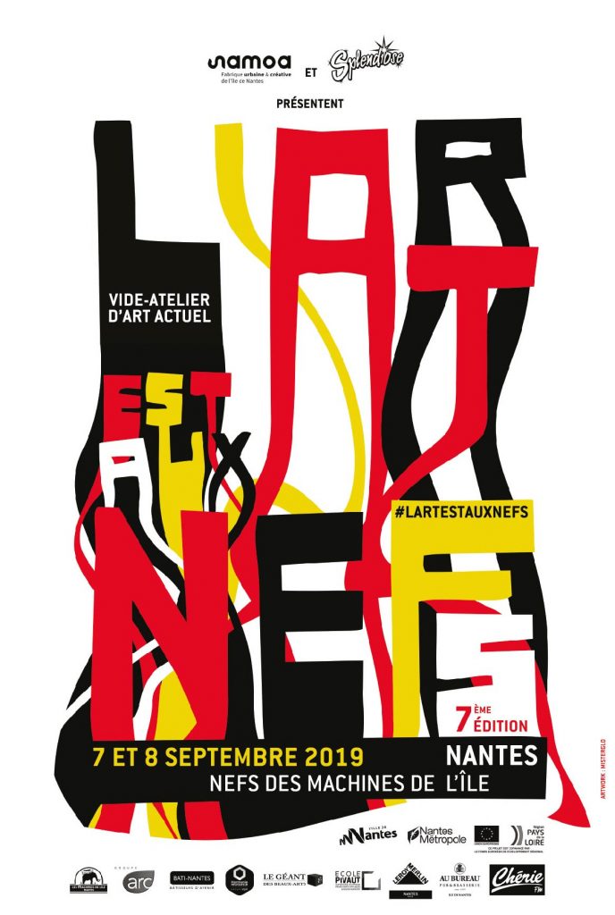 affiche LARTESTAUXNEFS2019 688x1024 - L’Art est aux Nefs : 90 artistes et créateurs attendus