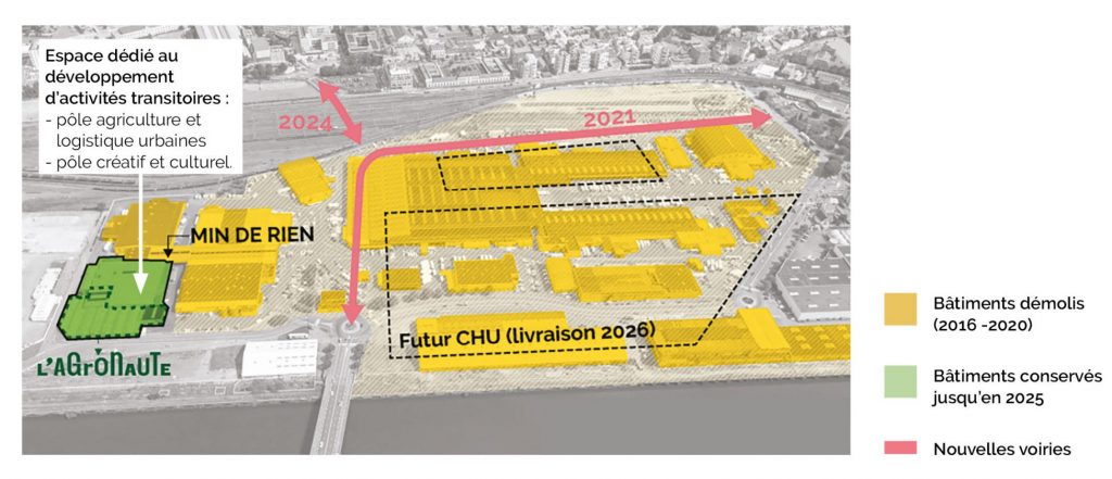 plan occupations transitoires v2 1024x441 - Déconstruction de l'ancien MIN : ou comment faire du neuf avec de l'ancien ?