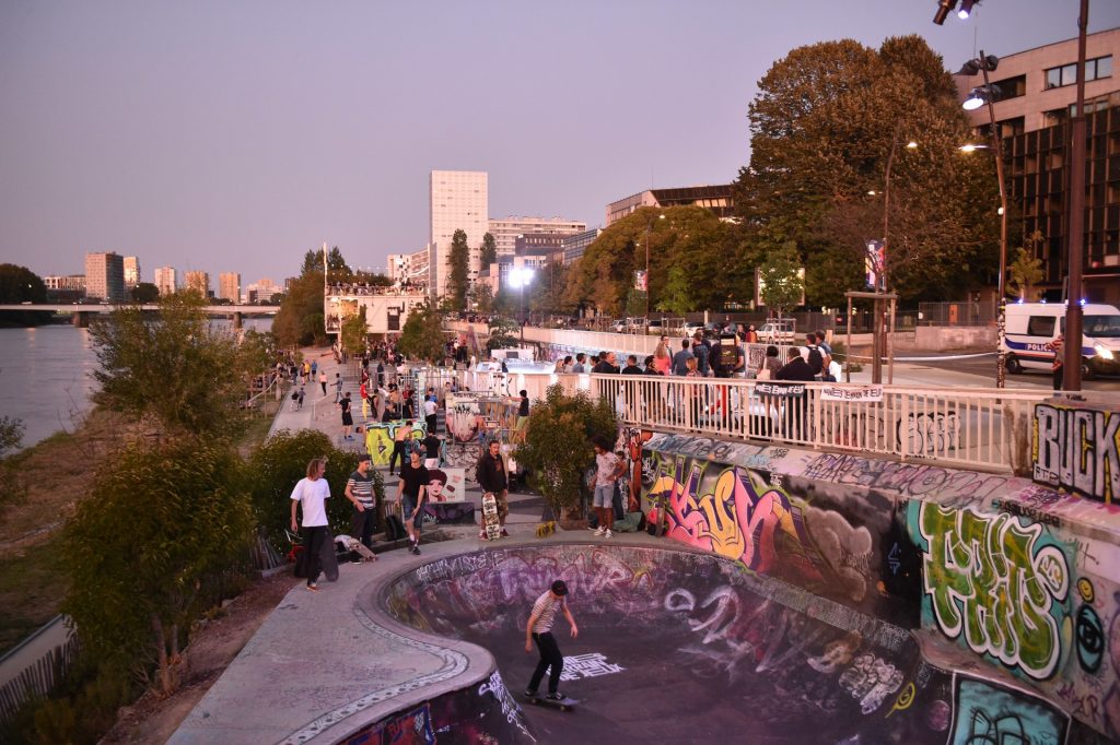 Skate park. Bd Gaston Doumergue. Nantes Loire Atlantique 09 2019 © Jean Dominique Billaud Samoa1 1024x682 - Éclairage connecté d'un site de sports urbains