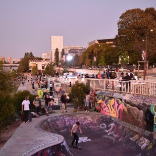 Skate park. Bd Gaston Doumergue. Nantes Loire Atlantique 09 2019 © Jean Dominique Billaud Samoa1 1 315x315 - Éclairage connecté d'un site de sports urbains