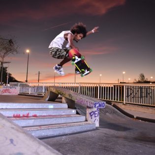 Test lumière. Skate park. Bd Gaston Doumergue. Nantes Loire Atlantique 09 2019 © Jean Dominique Billaud Samoa 1 315x315 - Éclairage connecté d'un site de sports urbains