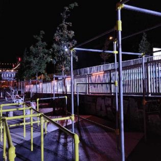 Test lumière. Skate park. Bd Gaston Doumergue. Nantes Loire Atlantique 09 2019 © Samoa 315x315 - Éclairage connecté d'un site de sports urbains