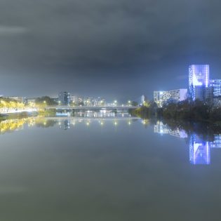 Opération Polaris. Architectes   LAN Abinal   Ropars Fernandez   Serres. Maîtrise d ouvrage  Kaufman   Broad..Nantes Loire Atlantique 12 2017 © Valéry Joncheray Samoa4 1 315x315 - Design lumière de la tour 360° View