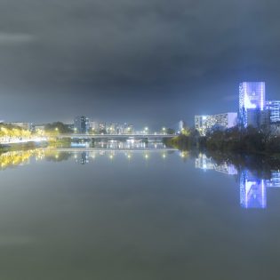 Opération Polaris. Architectes   LAN Abinal   Ropars Fernandez   Serres. Maîtrise d ouvrage  Kaufman   Broad..Nantes Loire Atlantique 12 2017 © Valéry Joncheray Samoa4 1 315x315 - Design lumière de la tour 360° View