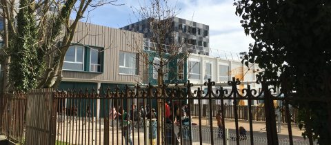Ecole modulaire Joséphine Baker. Nantes. © Samoa