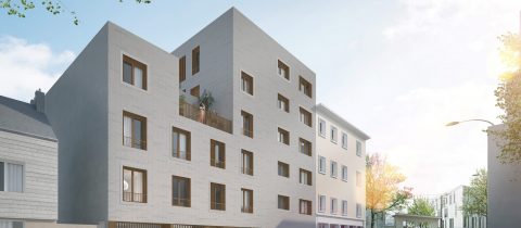 Opération Stella. Architectes : Plages arrière. Maîtrise d'ouvrage: CBI (Chaigne Bakhti Immobilier) . Nantes (Loire-Atlantique) © Plages arrières/Samoa Opération Stella. Architectes : Plages arrière. Maîtrise d'ouvrage: CBI (Chaigne Bakhti Immobilier) . Nantes (Loire-Atlantique) © Plages arrières/Samoa