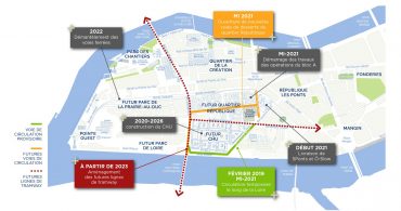 Cartographie Chantiers Sud-Ouest Ile de Nantes Samoa 2020-2030