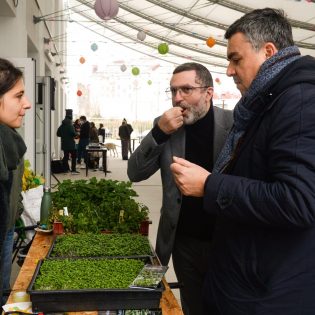 Inauguration résidence des 5 ponts par Bassem Asseh, 1er adjoint délégué à la proximité, au dialogue citoyen, à la politique de la ville, au monde économique et emploi et élu métropolitain. Nantes (Loire-Atlantique) 11/2021 © Thierry Mezerette/Nantes Métropole