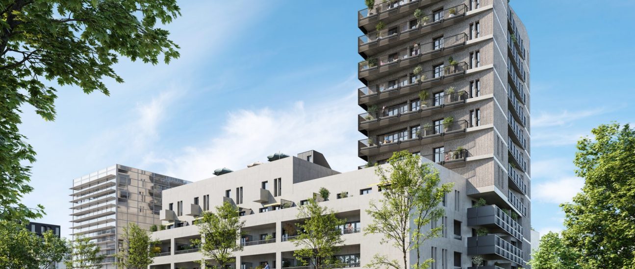 FUSION perspective ext logements scaled 1295x550 - Un hostel nouvelle génération pour 2025
