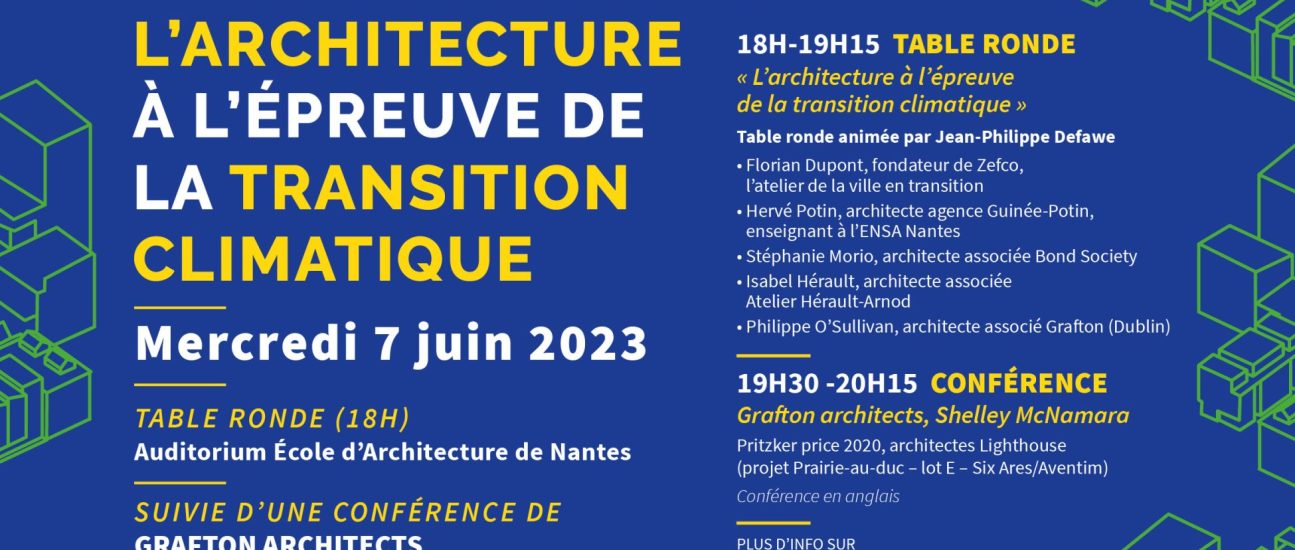 Conférence-débat - L'architecture à l'épreuve de la transition climatique - Samoa x ENSA Nantes