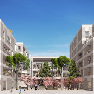 Perspective - Cosmopolitan cœur d'ilot, crédit INFIME