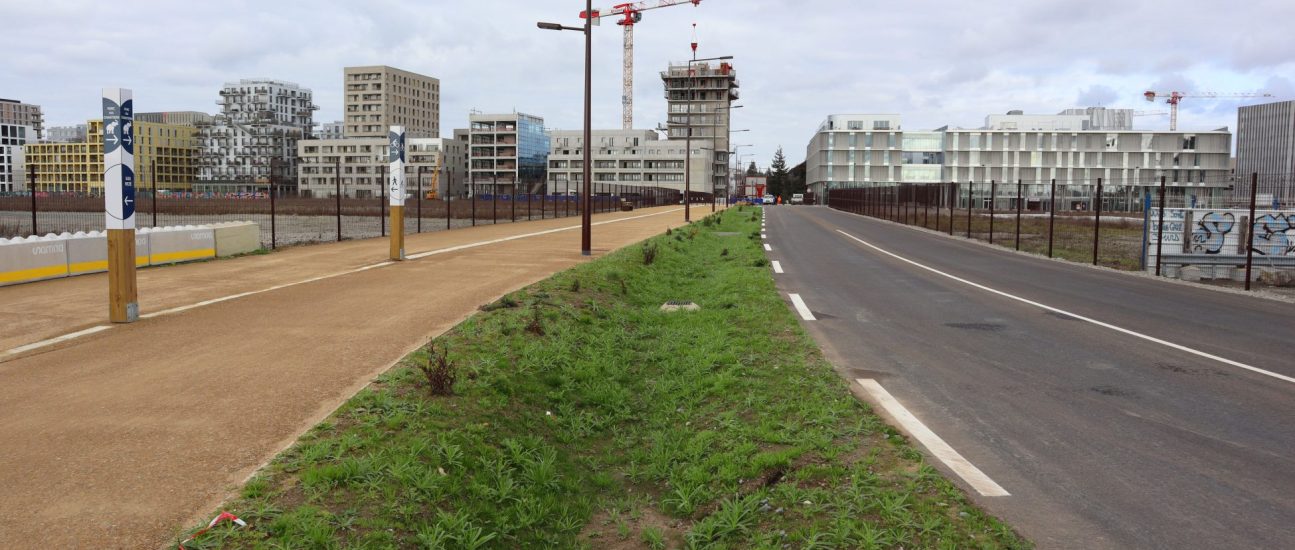 Boulevard Simone Veil, ile de Nantes. Nouvelle traversée nord-sud