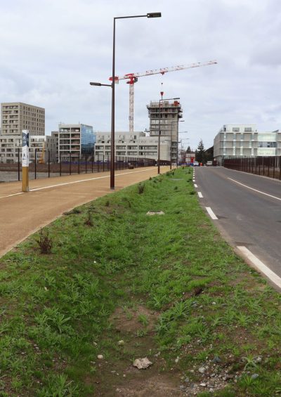 Boulevard Simone Veil, ile de Nantes. Nouvelle traversée nord-sud