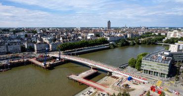 Vue aérienne Pont Anne de bretagne