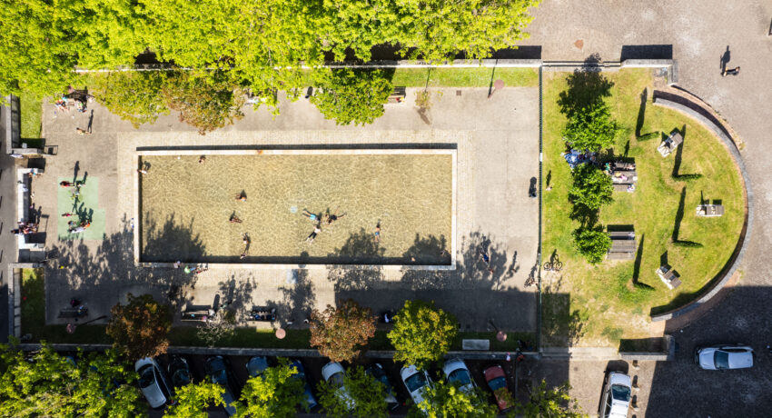 Pataugeoire. Place de la Basse Mar. Nantes. (Loire-Atlantique) 06/2024 © IRIS Pictures/Samoa