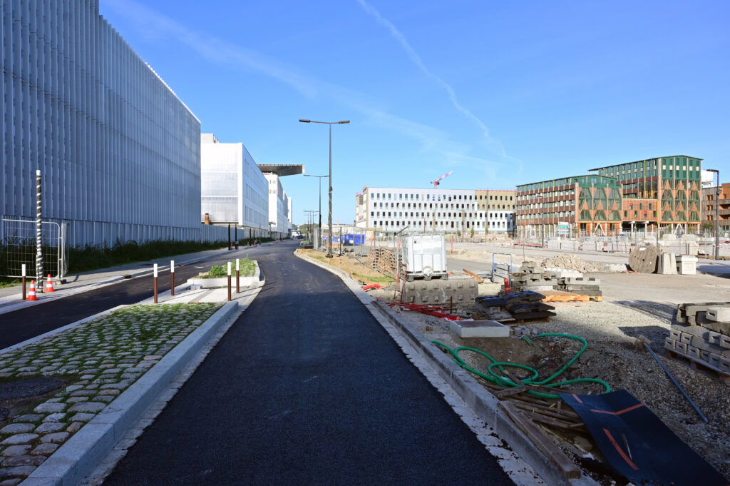 Le nouveau boulevard Badinter menant au boulevard Simone Veil. Septembre 2026. ©Vincent Jacques/Samoa