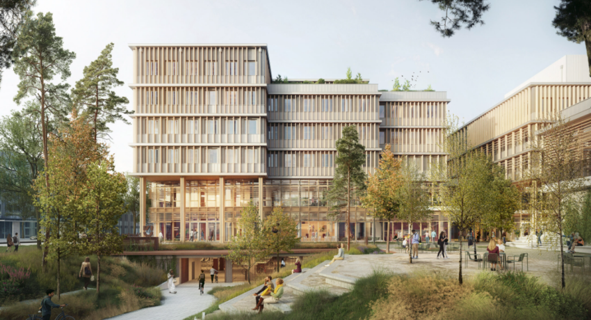 Campus santé Franceline Ribard, Nantes. Crédit image : AIA Life Designers et C.F. Møller Architects