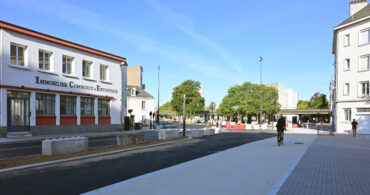 Trajet de la future ligne 8 du busway. Boulevard Bénoni Goullin. Nantes (Loire-Atlantique) 09/2026 © Vincent Jacques/Samoa